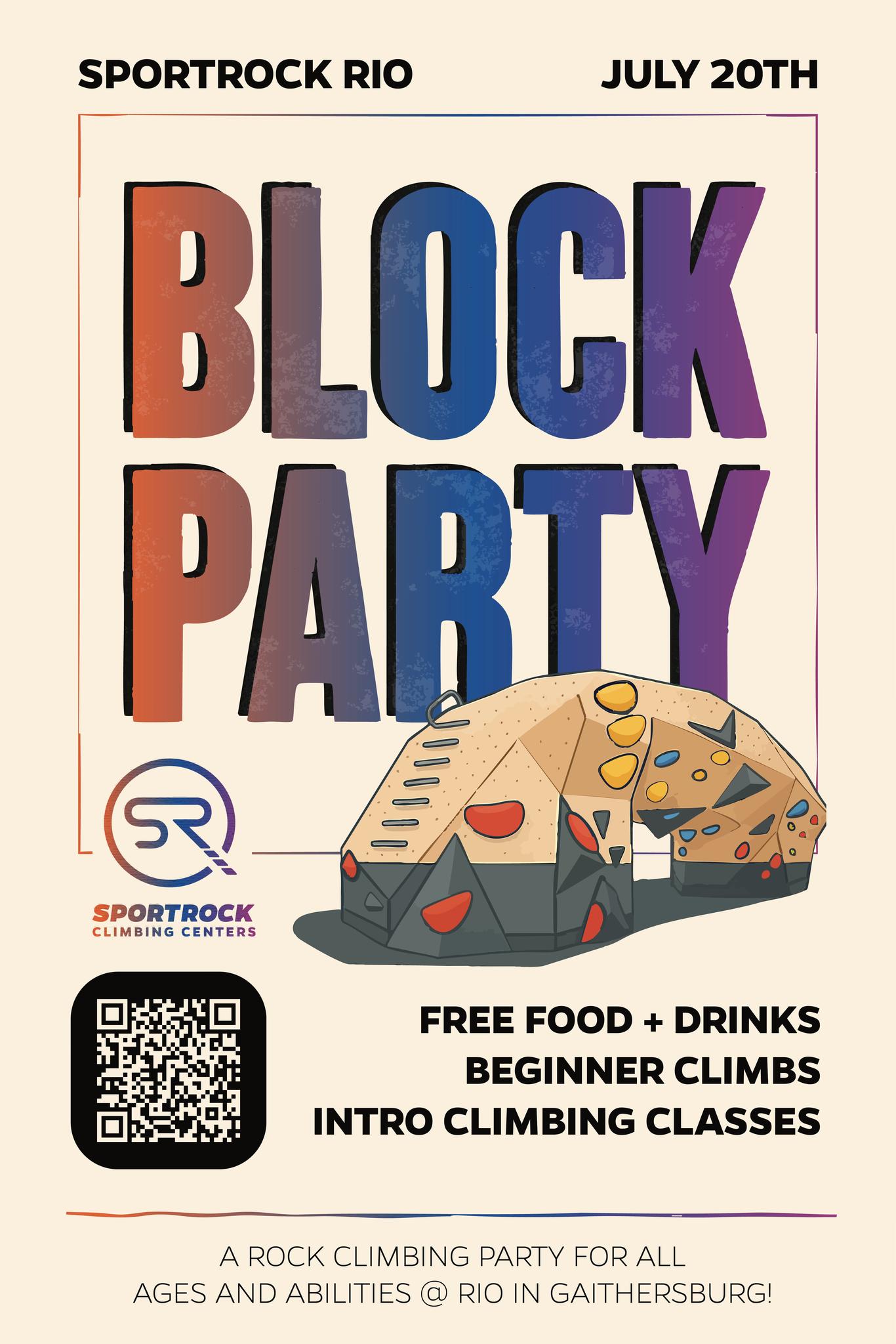 SportRock Rio Block Party