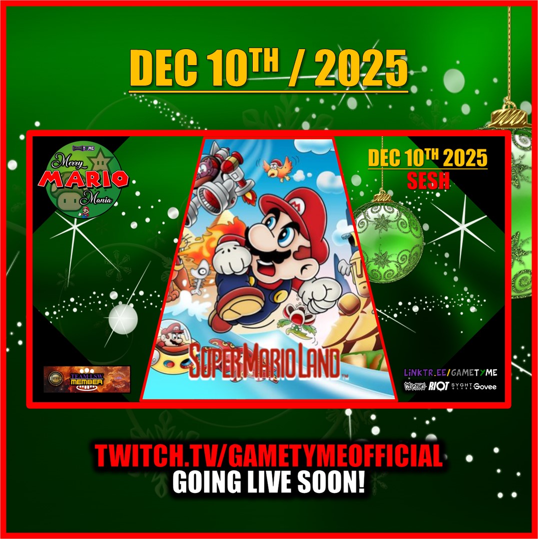Game - Merry Mario Mania : 2025 / Dec 10th Super Mario Land | Sesh ...