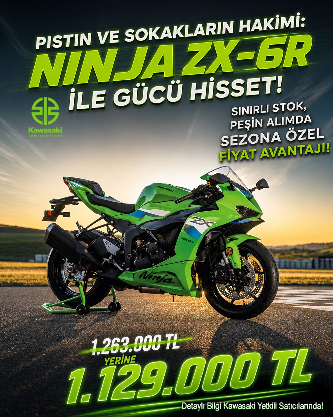Pistin ve sokakların hakimi — Ninja ZX-6R ile gücü hissettir