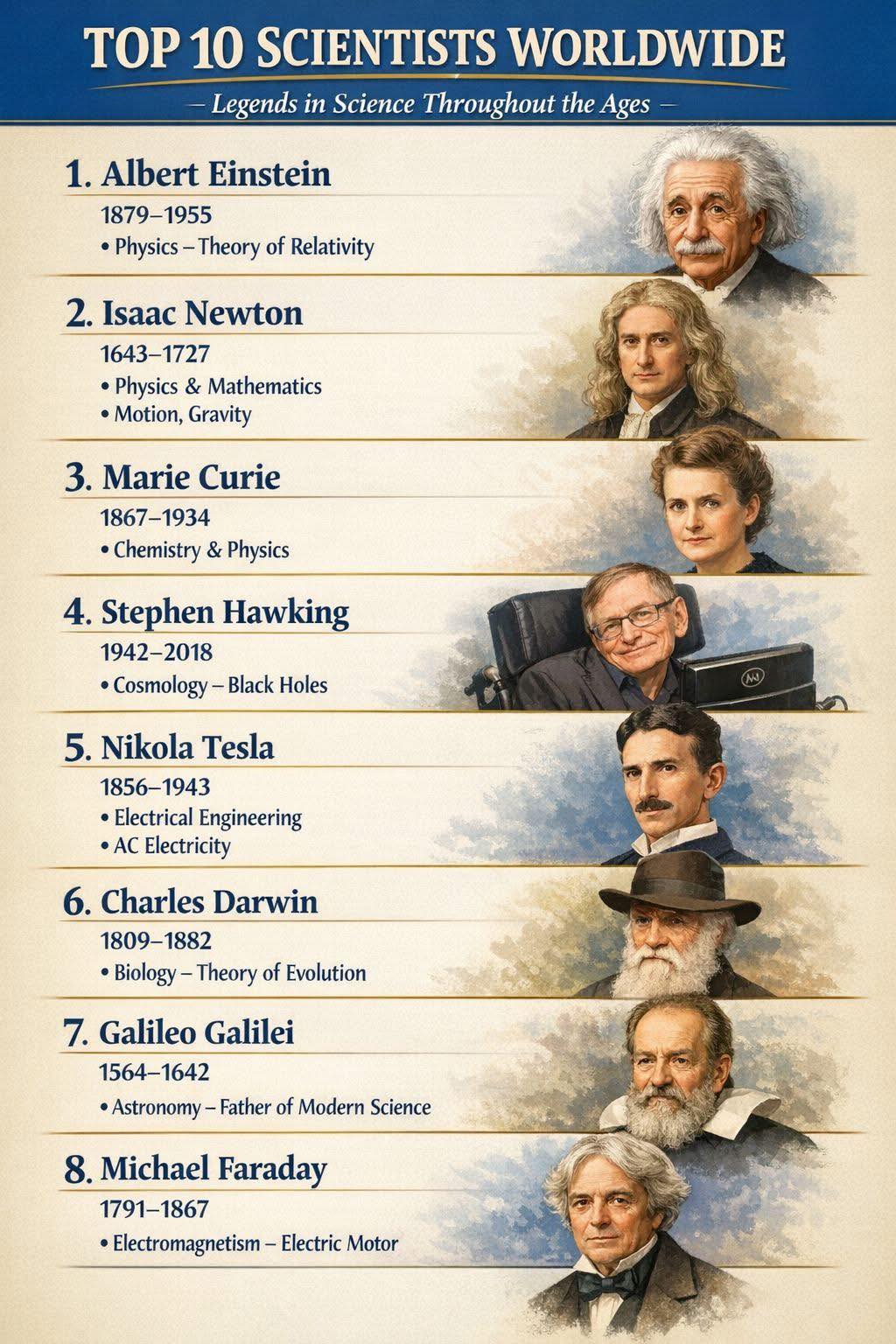 Legends in science throughout the ages. - Physics & Chemistry | Facebook