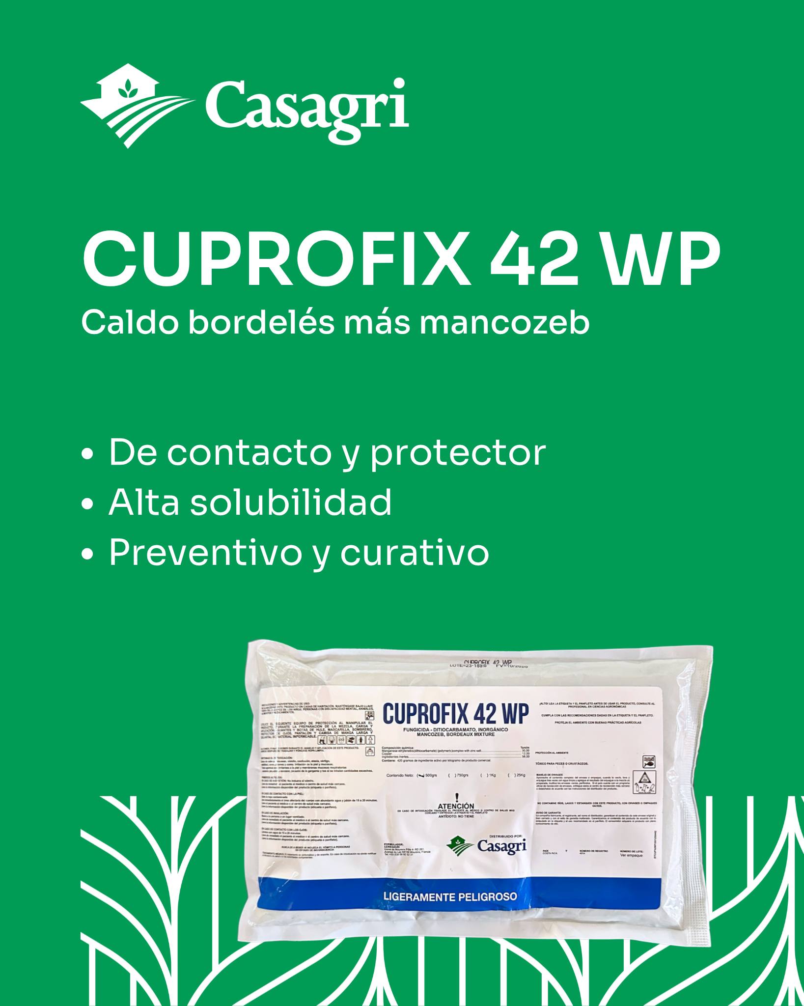 Casagri - 🟢 CUPROFIX 42 WP El cobre es absorbido pasivamente por ...