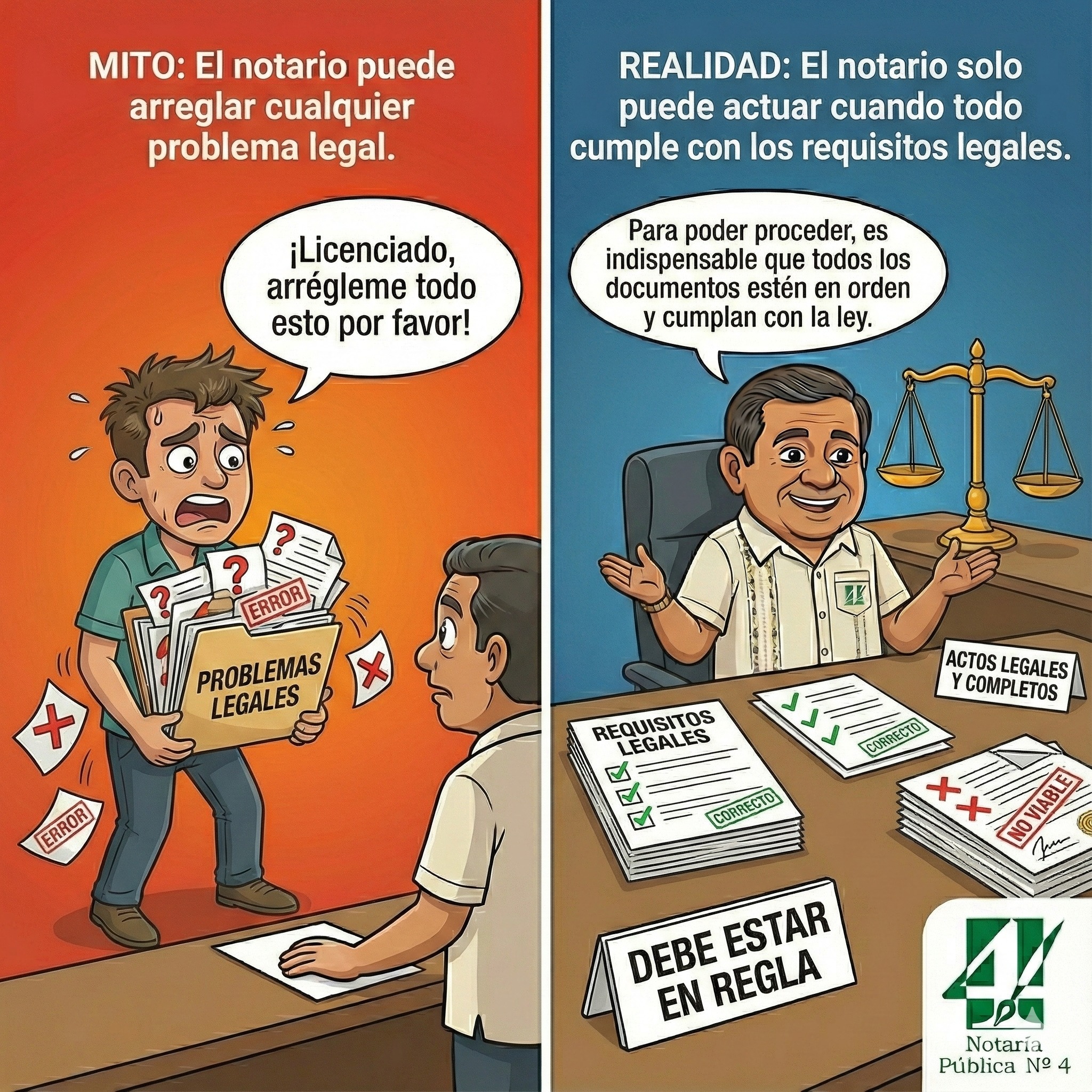 Notaría - 📌 MITO NOTARIAL #13 “El notario puede arreglar cualquier ...
