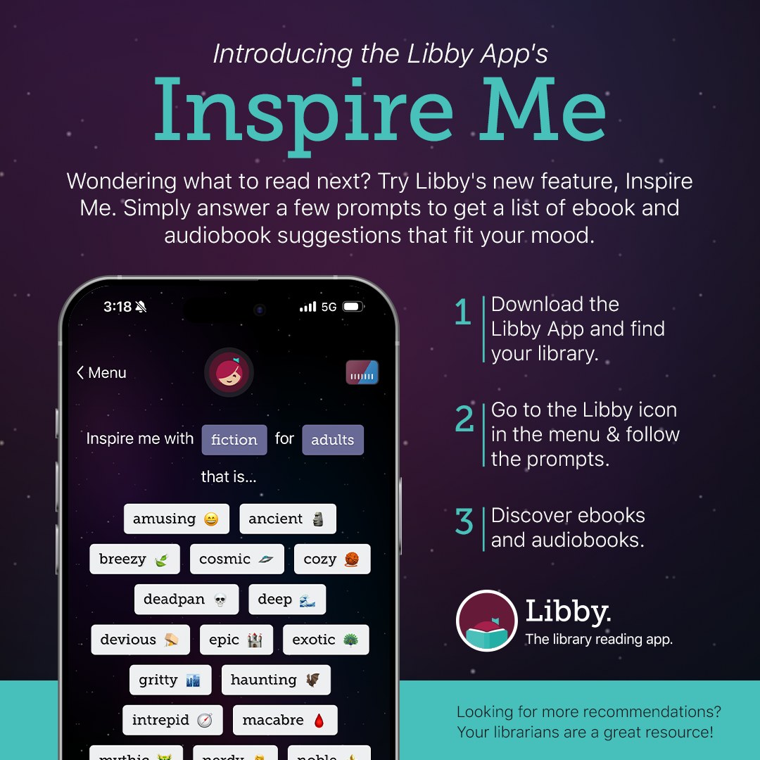 Norfolk - Looking for recommendations on the Libby app? Inspire Me is a ...