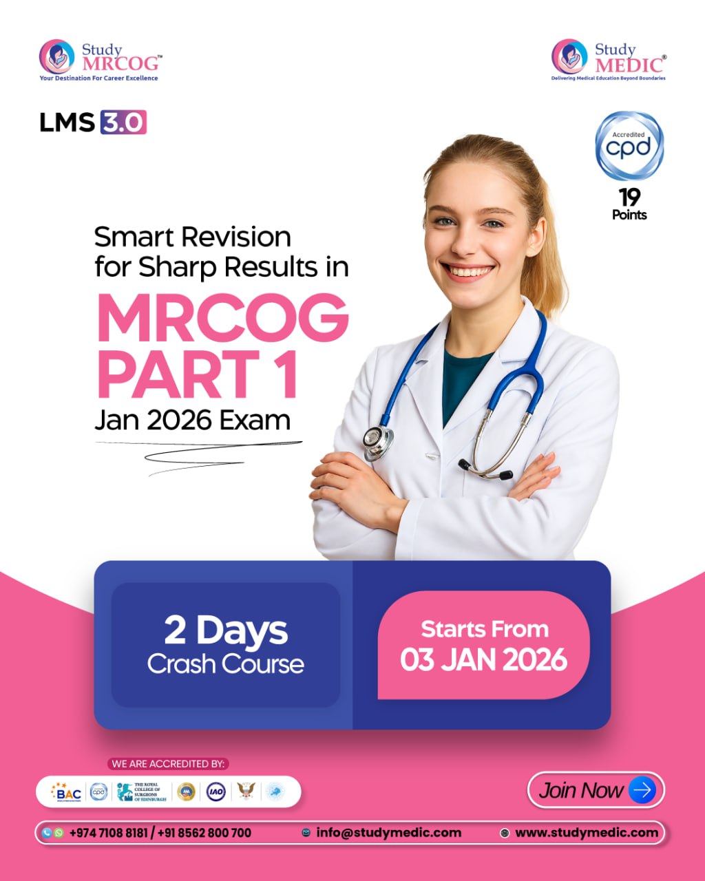Study - Prepare efficiently for the MRCOG Part 1 January 2026 Exam with ...