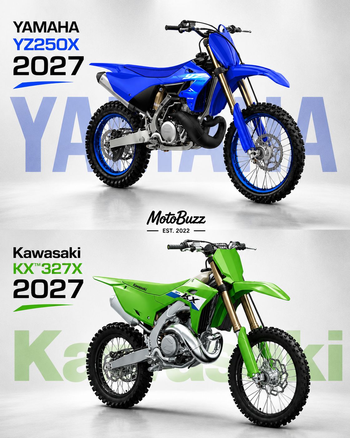 🏁🌲 2027 Yamaha YZ250X vs 2027 Kawasaki KX™327X 🌲🏁 Ultimate