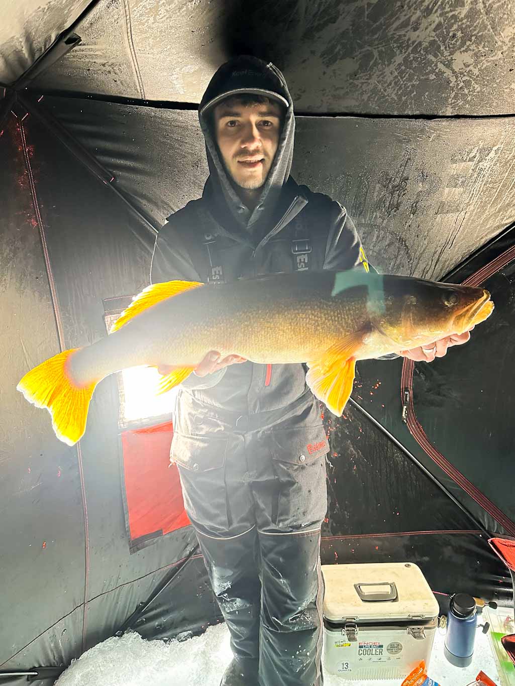The Echo - Caleb Delegan of Mellen harvested the largest walleye of his ...