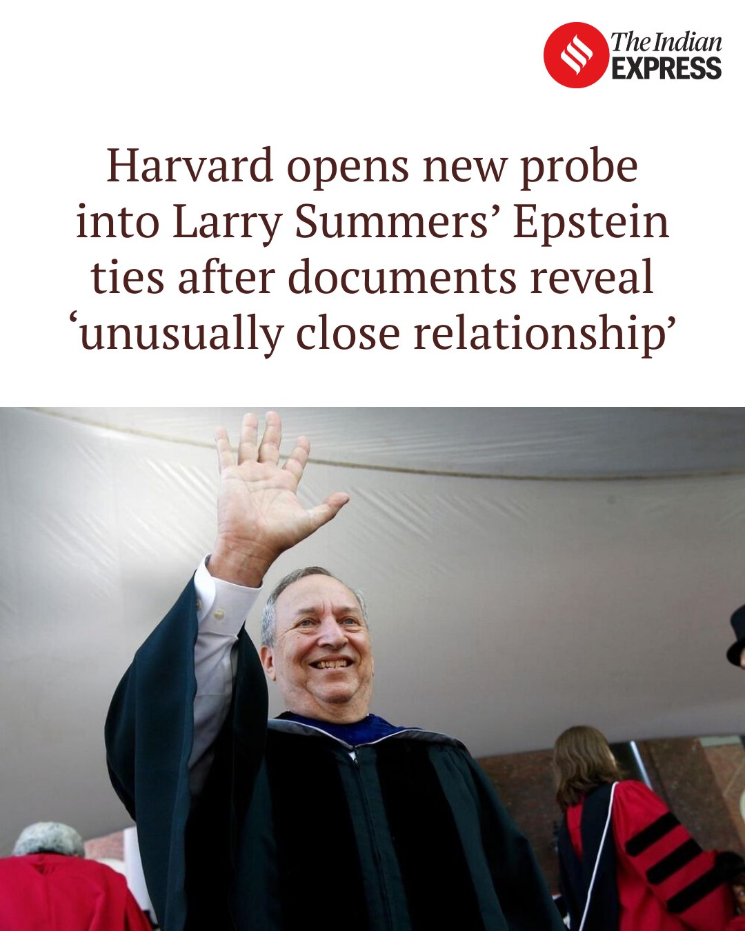 Indian - Harvard opens new probe into Larry Summers’ Epstein ties after ...