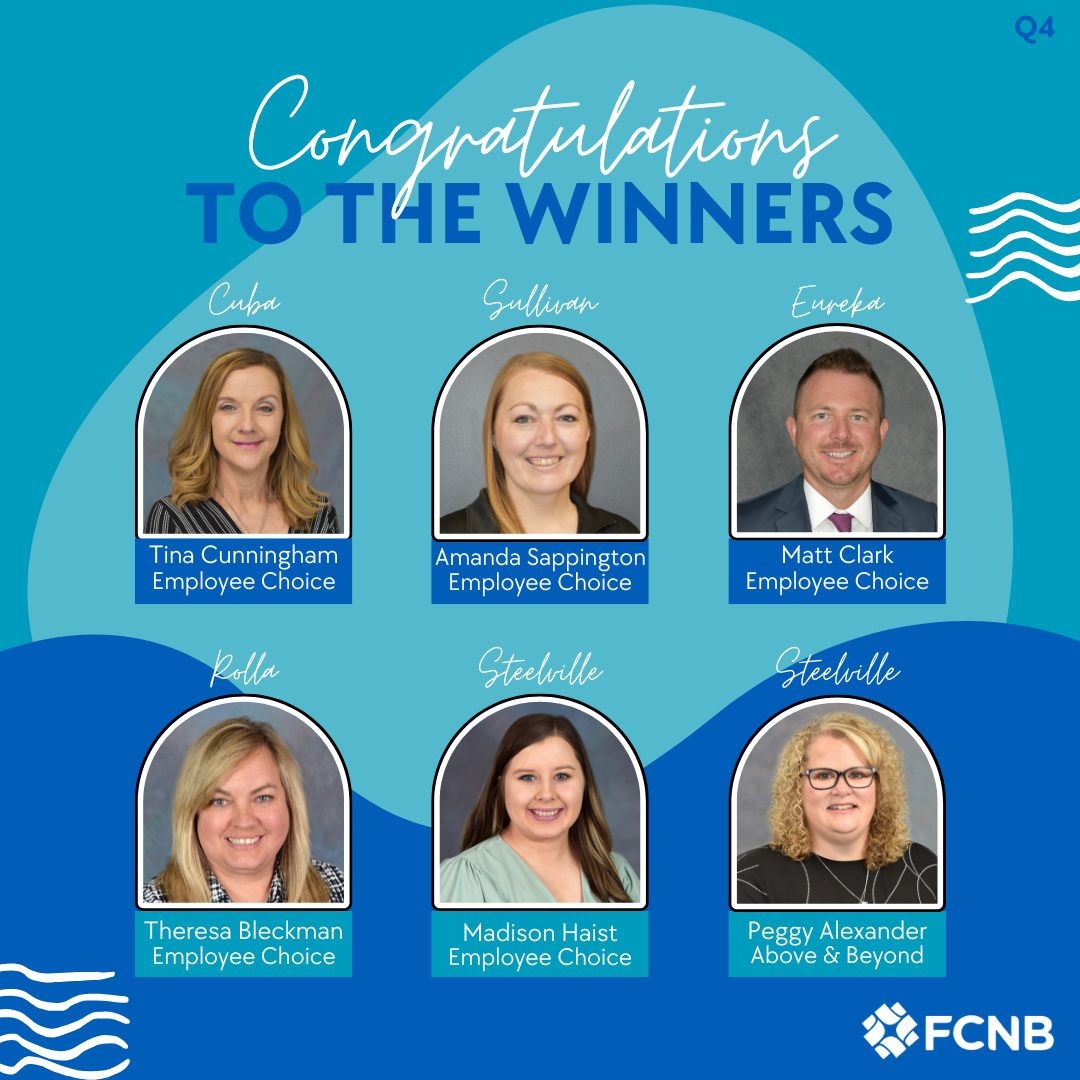 FCNB - Congratulations to our 2025 4th Quarter Employee Award Winners ...