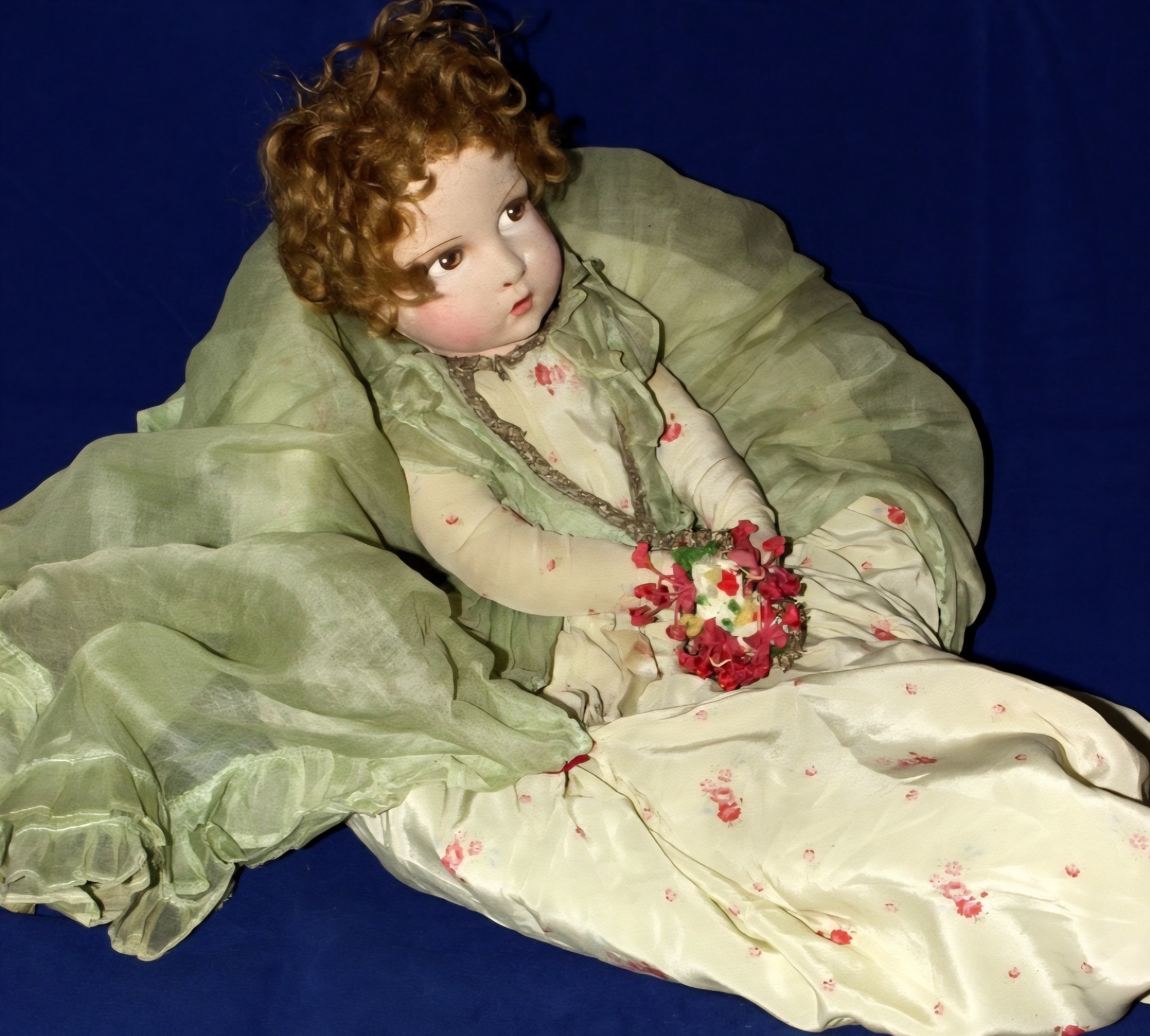This is a Welsh Peddler doll and it dates to the last half of the