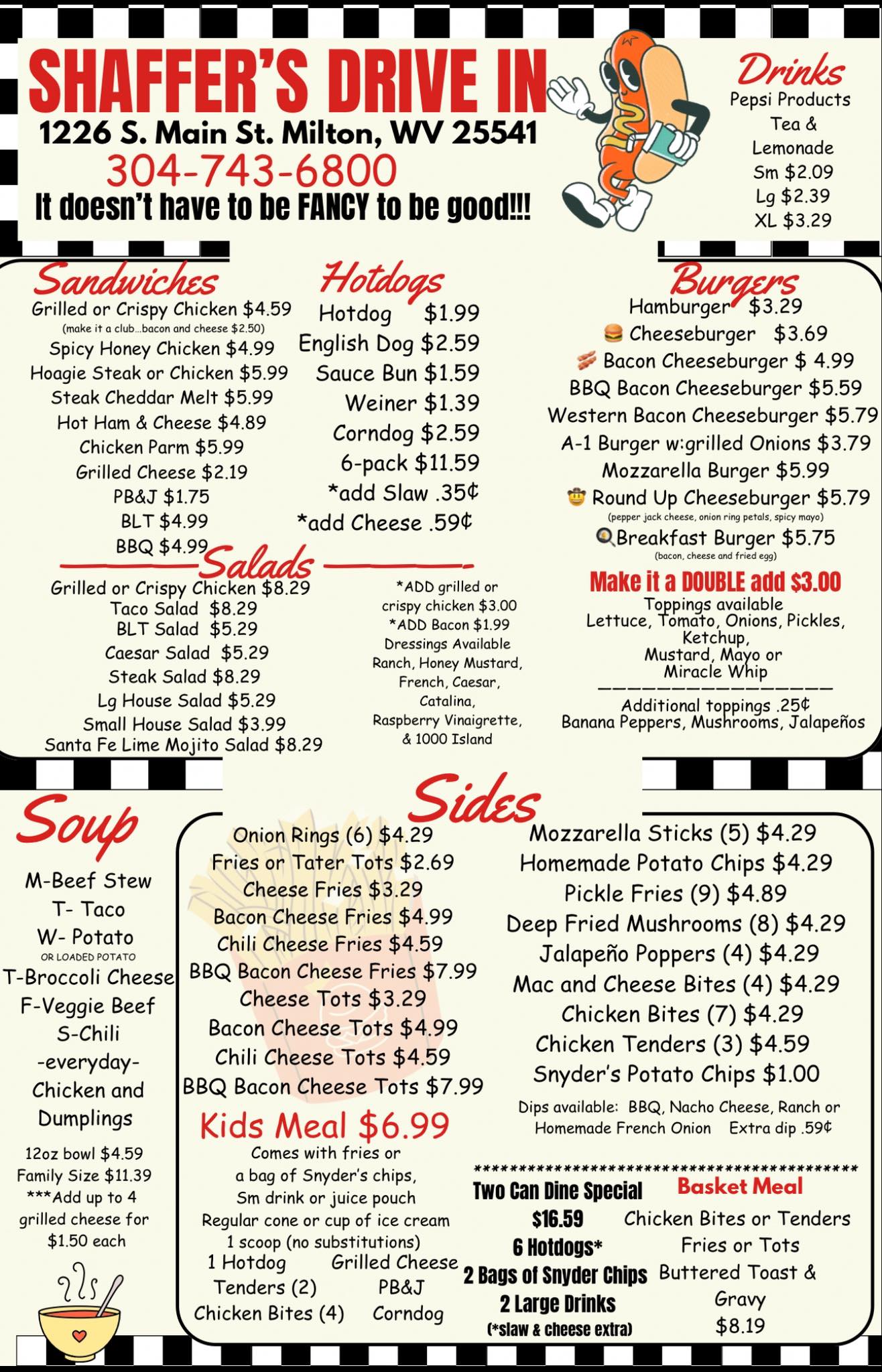 Shaffers Drive-in added a new photo. - Shaffers Drive-in