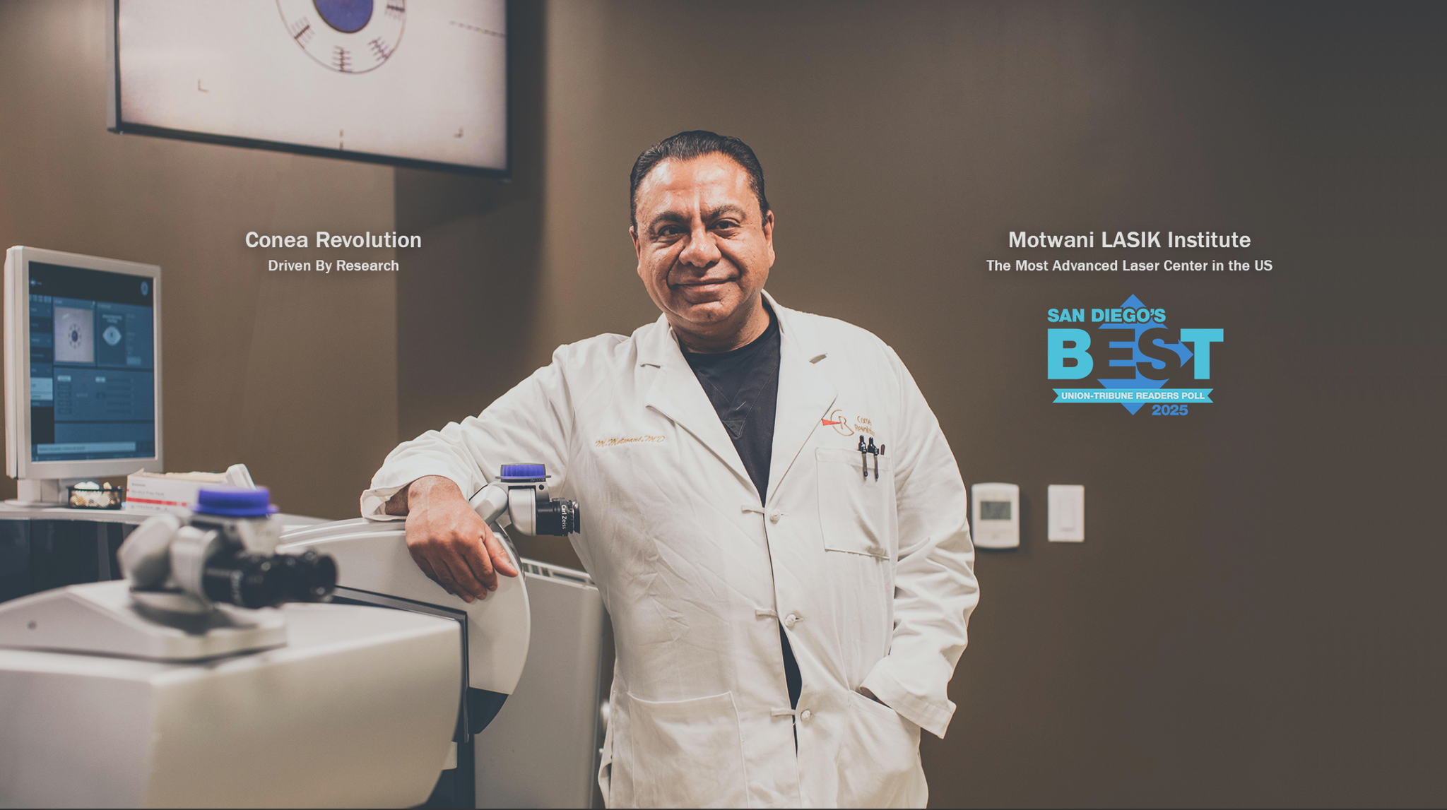 A LASIK corneal flap is created by making a precise micro-thin cut in ...