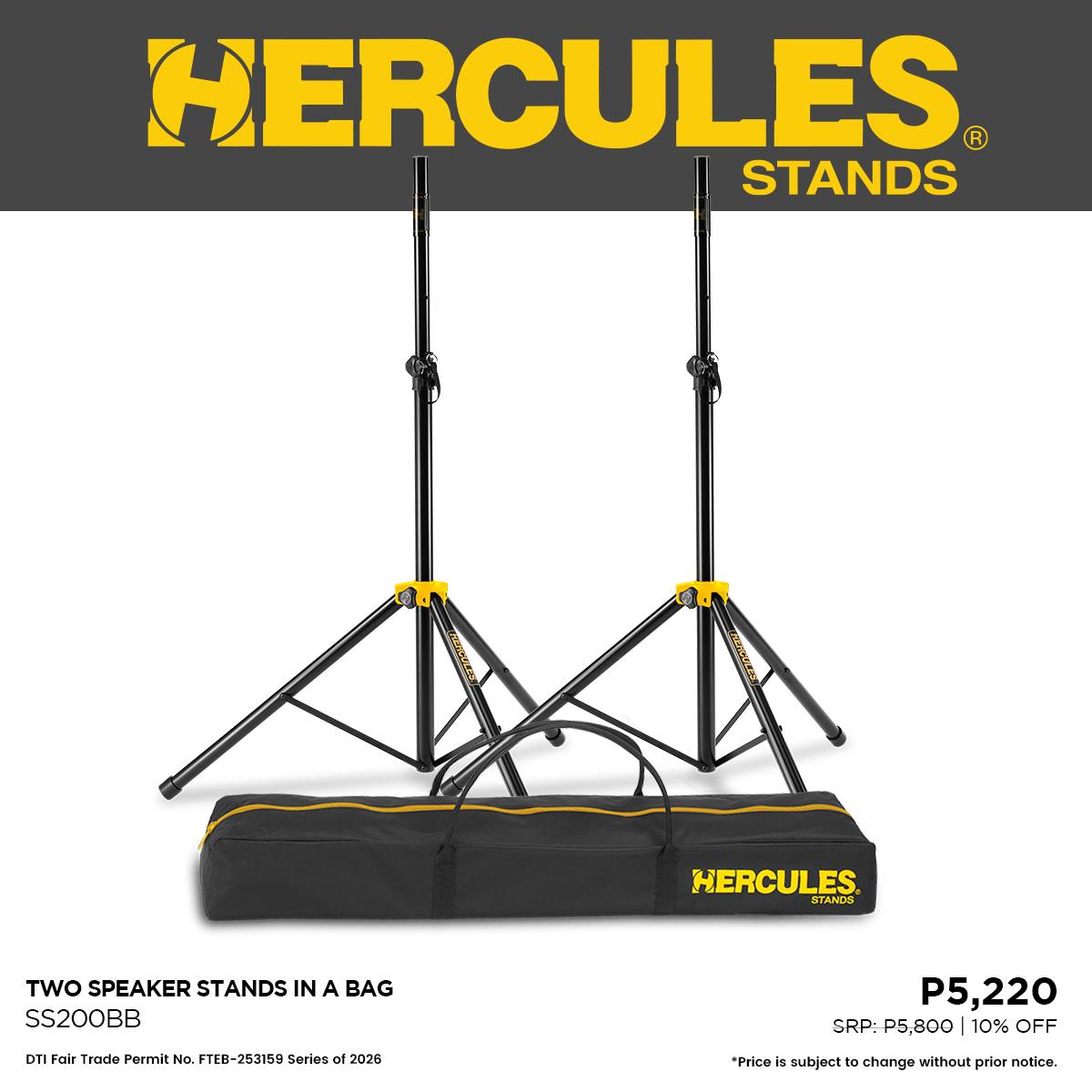 Want a durable speaker stands that holds up to 45 kg for your