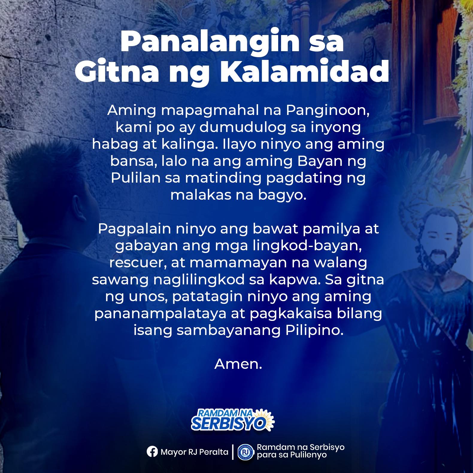 RJ - PANALANGIN SA GITNA NG KALAMIDAD 🙏 Aming mapagmahal na Panginoon ...