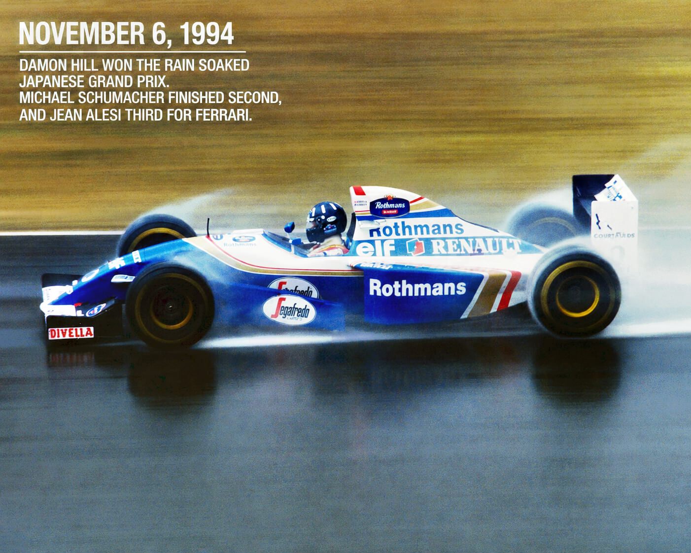 1994 Japanese Grand Prix marked by spins and crashes