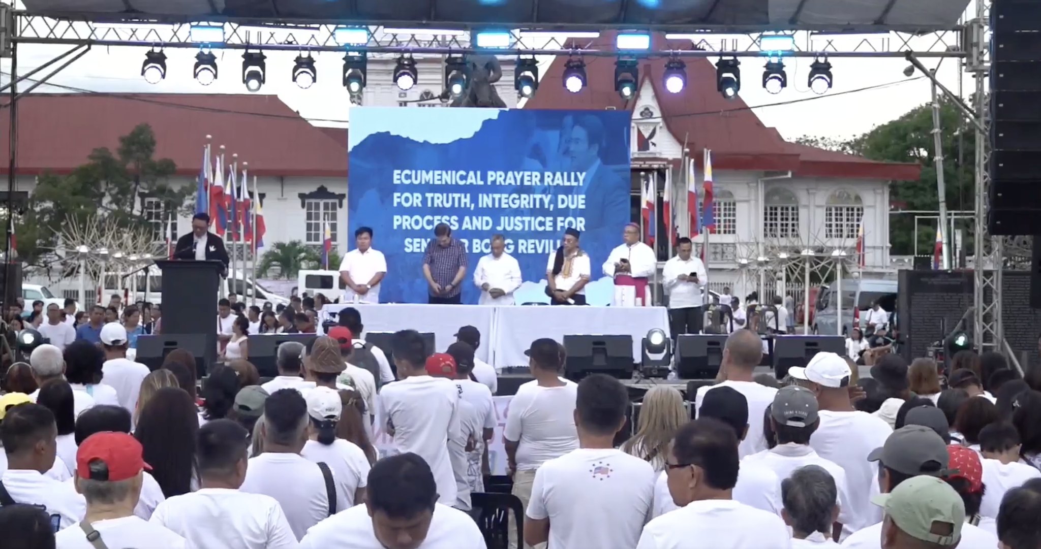 News5 - PRAYER RALLY FOR REVILLA Dinaluhan ng pamilya at mga ...