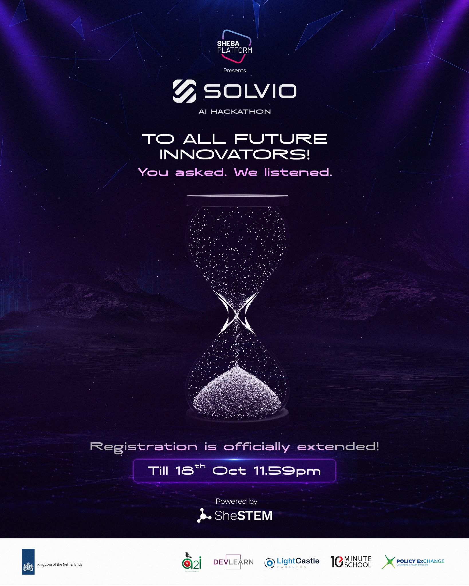 🚨 𝐃𝐞𝐚𝐝𝐥𝐢𝐧𝐞 𝐄𝐱𝐭𝐞𝐧𝐝𝐞𝐝! Still on... - Sheba Platform Limited | Facebook