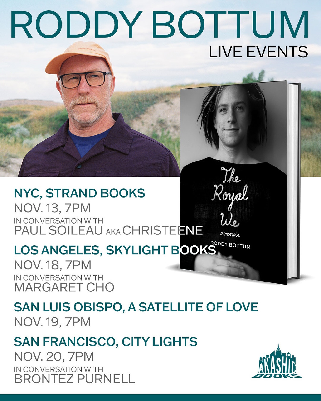 Akashic - Meet Roddy Bottum as he discusses his new memoir, “The Royal ...
