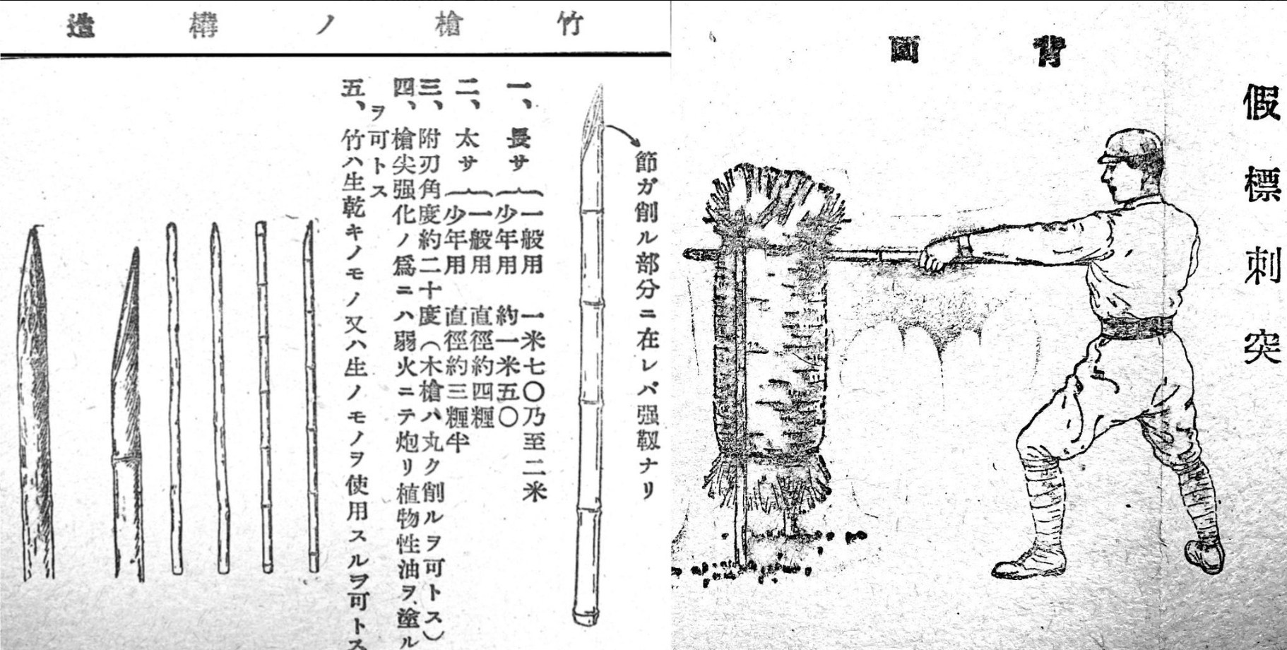 Shino:bu - From the Japanese government booklet 竹槍術訓練ノ参考 How to Fight ...