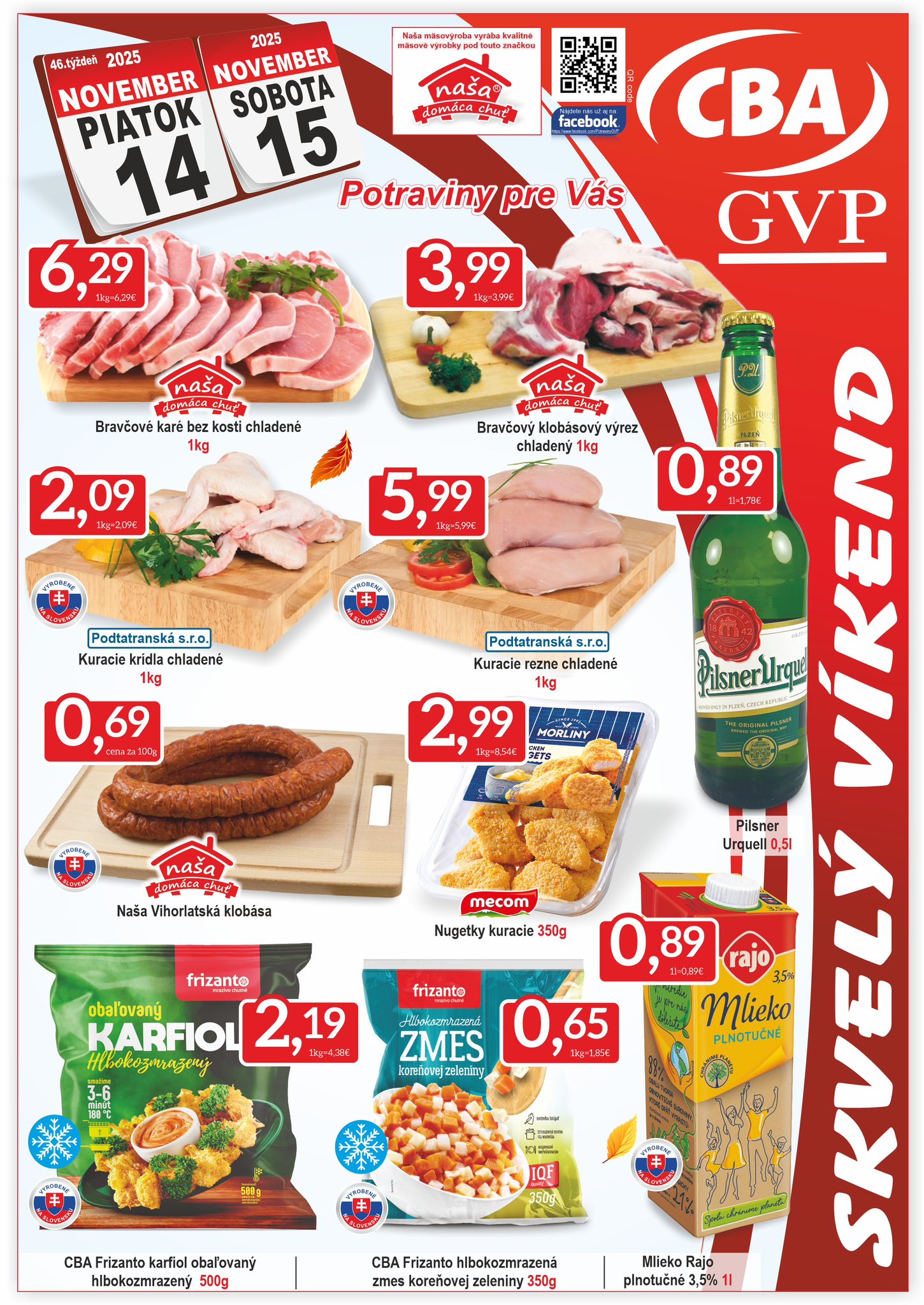 Aktuálna maloobchodná ponuka... - GVP - potraviny pre vás | Facebook