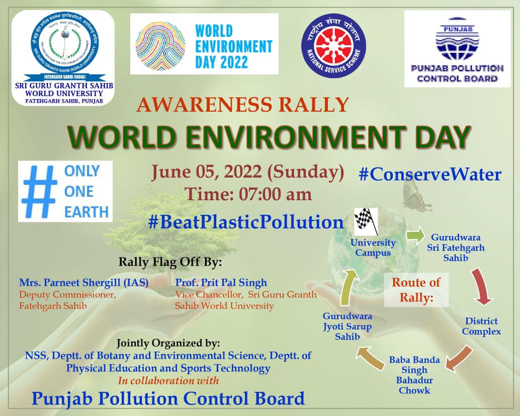Awareness Rally World Environment... - Department of Physical Education ...