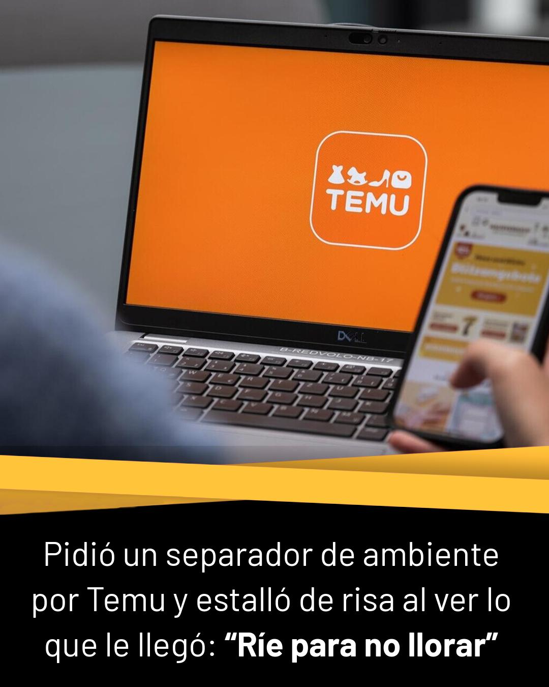 La - Pidió un separador de ambiente por Temu y estalló de risa al ver ...
