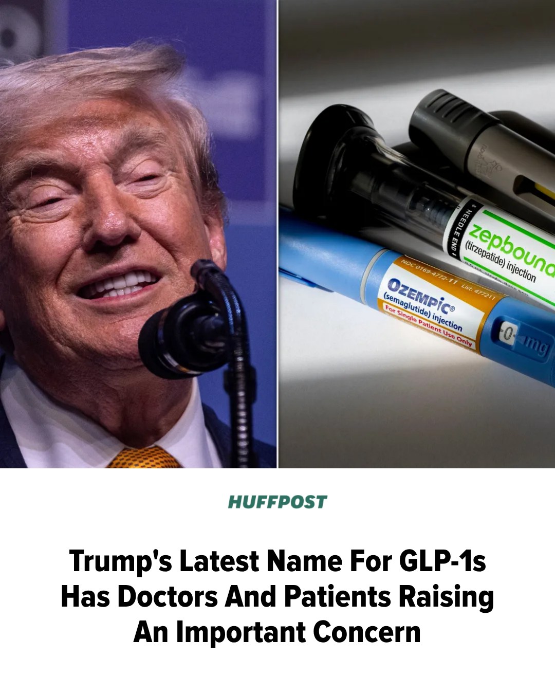 trump and glp 1 Trump's Latest Name For GLP-1s Has Doctors Patients Raising An Important Concern President Trump announced the popular