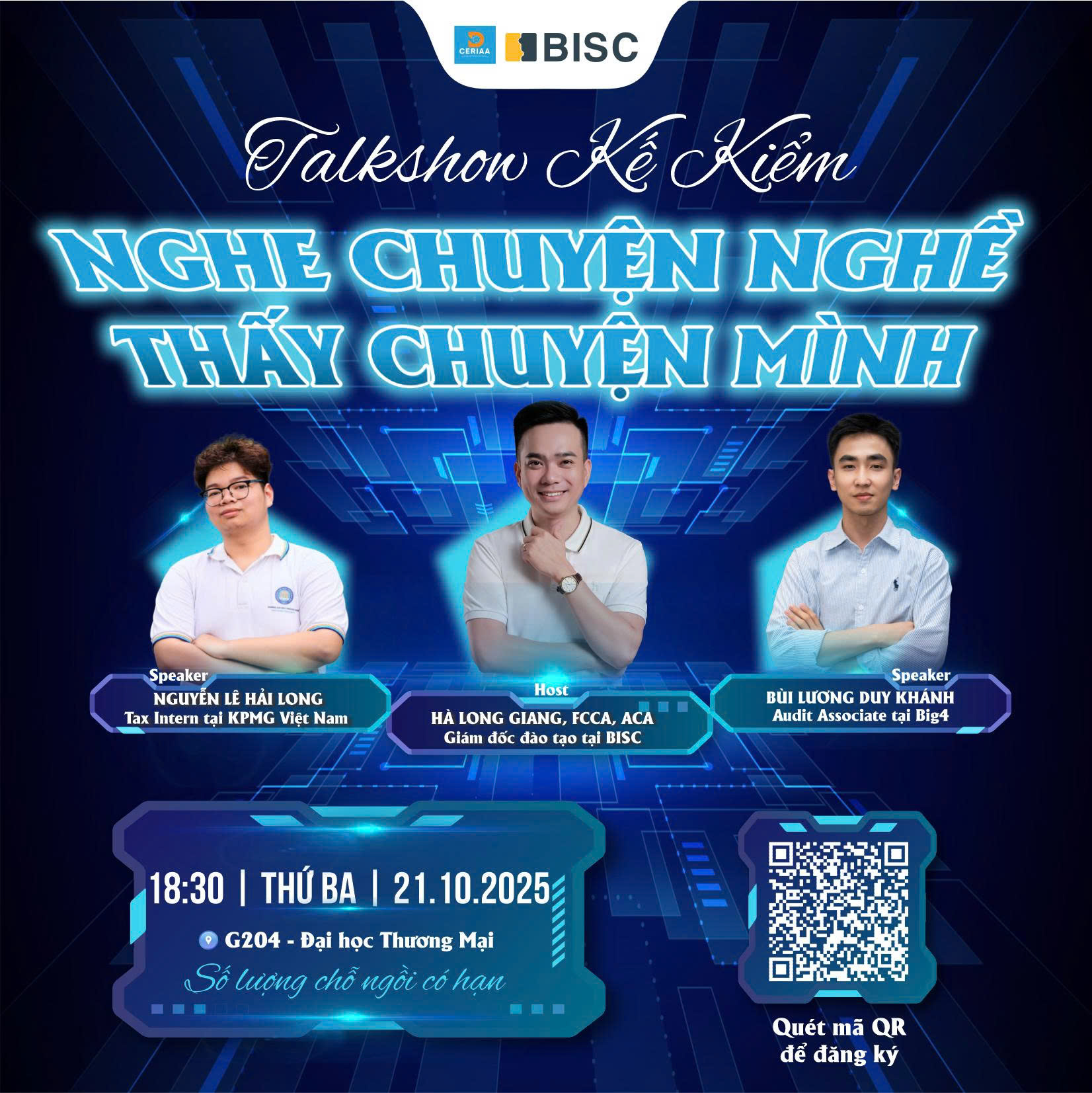 BISC - 📢 THÔNG BÁO CHÍNH THỨC VỀ TALKSHOW “NGHE CHUYỆN... | Facebook