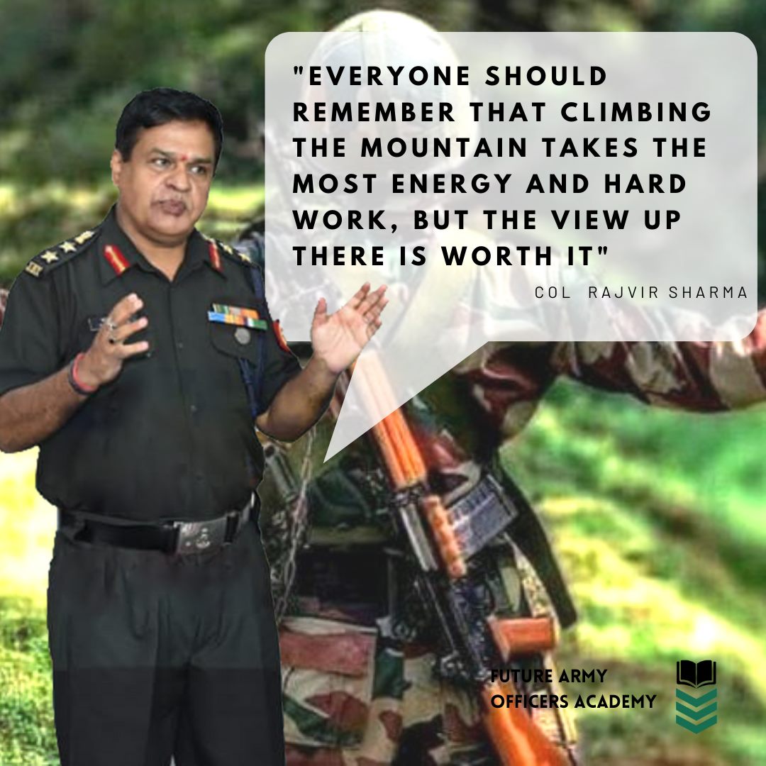 SSB is a process where they... - Future Army Officers Academy | Facebook