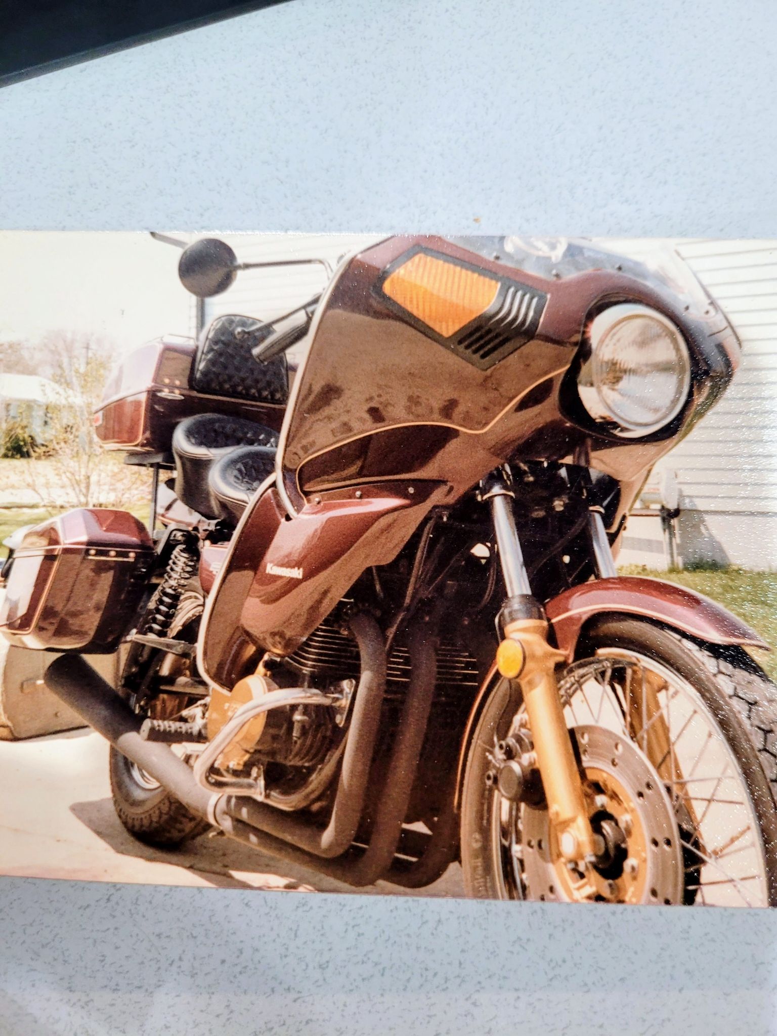 1974 Kawasaki Z1 motorcycle, a great touring bike