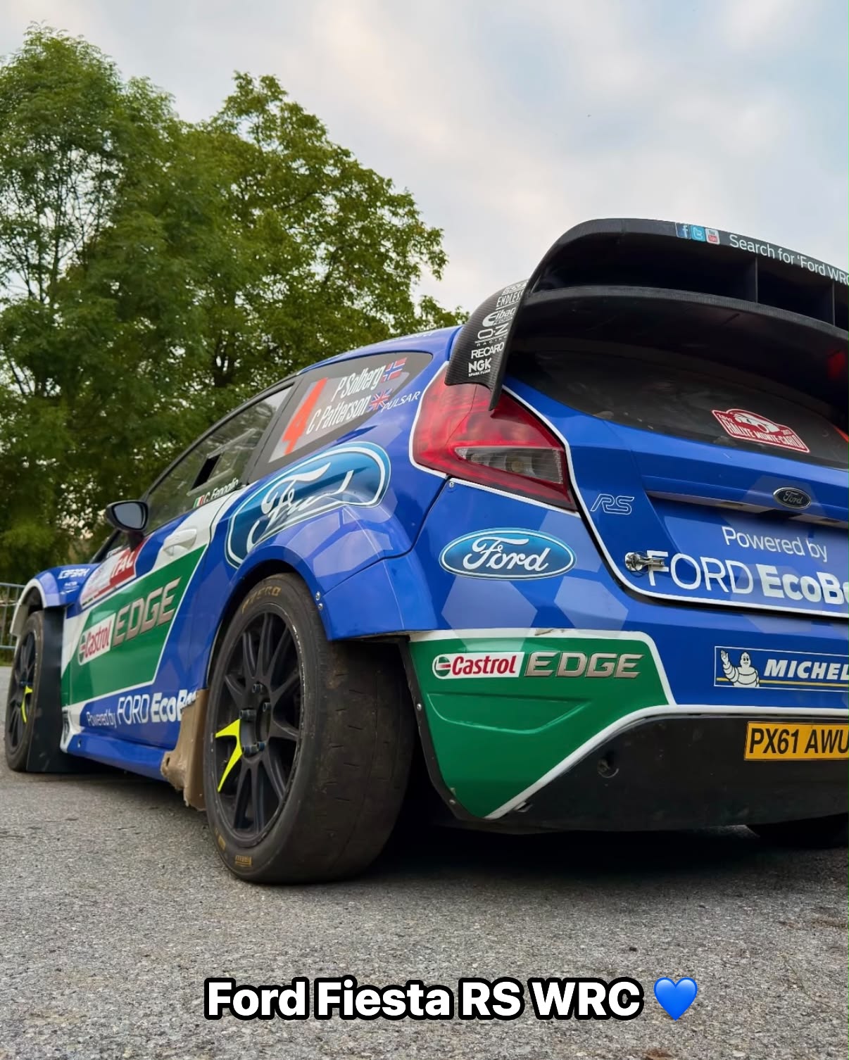 Ford Fiesta RS WRC 💙 2012' Petter Solberg 🇳🇴 📸 an.balbo93