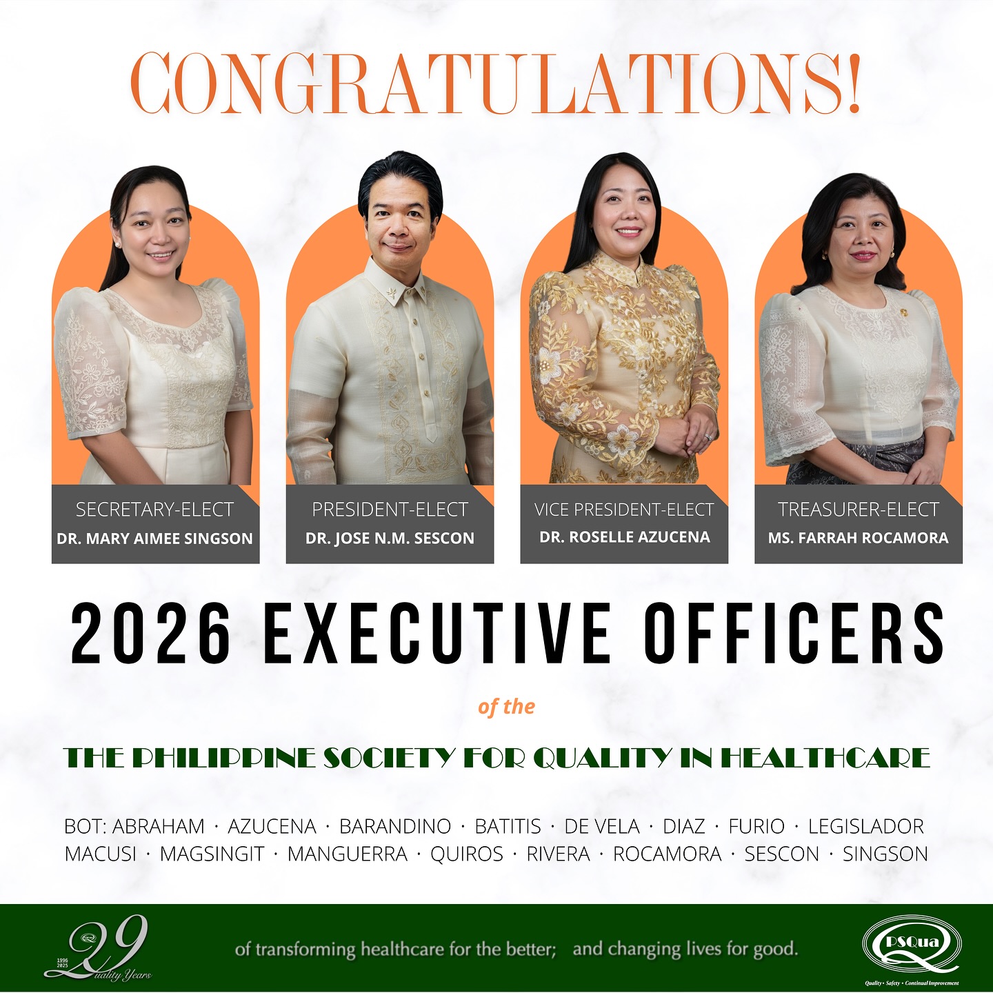 CONGRATULATI... - Philippine Society for Quality in Healthcare | Facebook