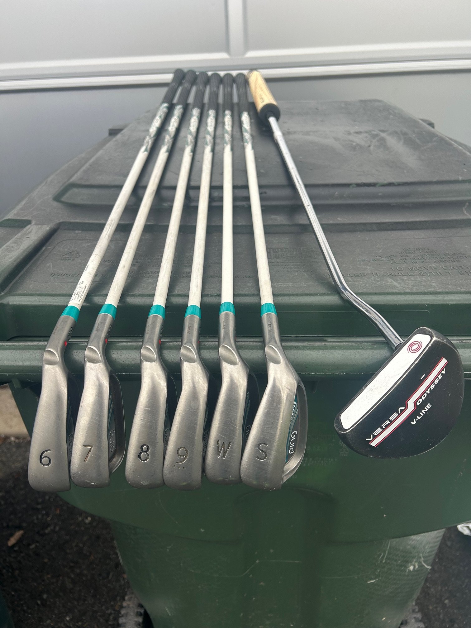 Ping Golf Ping Rhapsody Womens iron set red dot ULT 220 lite graphite ...