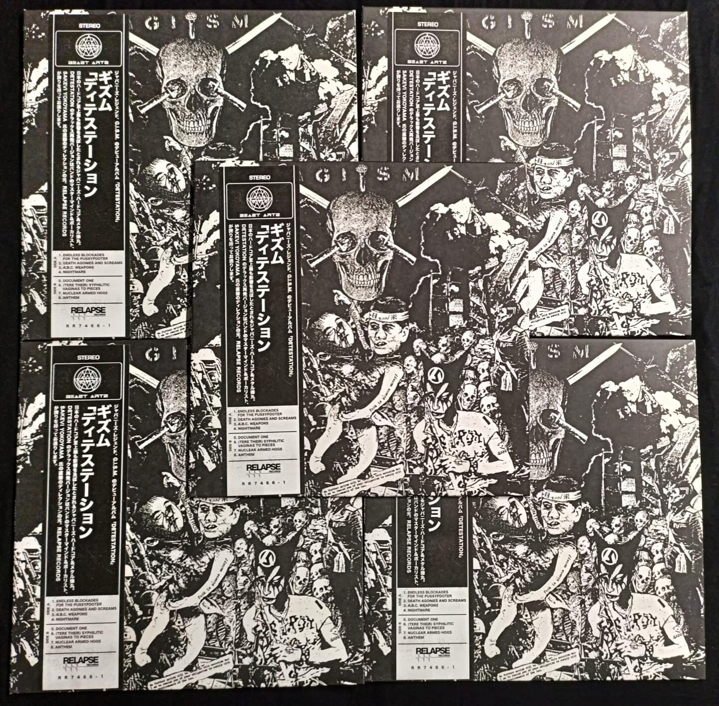 G.I.S.M. “Detestation” LP is in stock at scareystore.com !!! Buy 