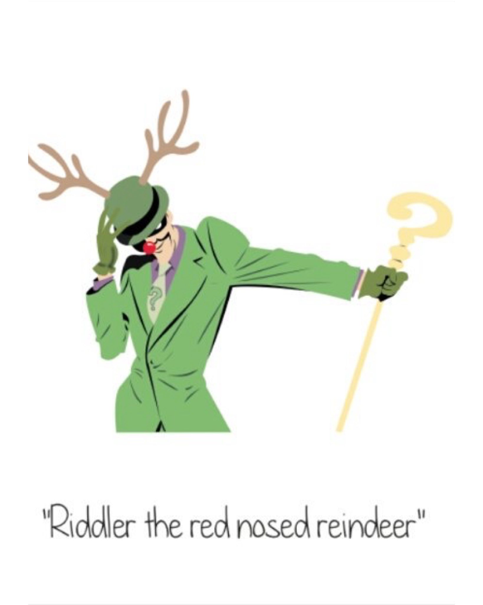 History - Riddler Christmas card by Bethany Callister | Facebook