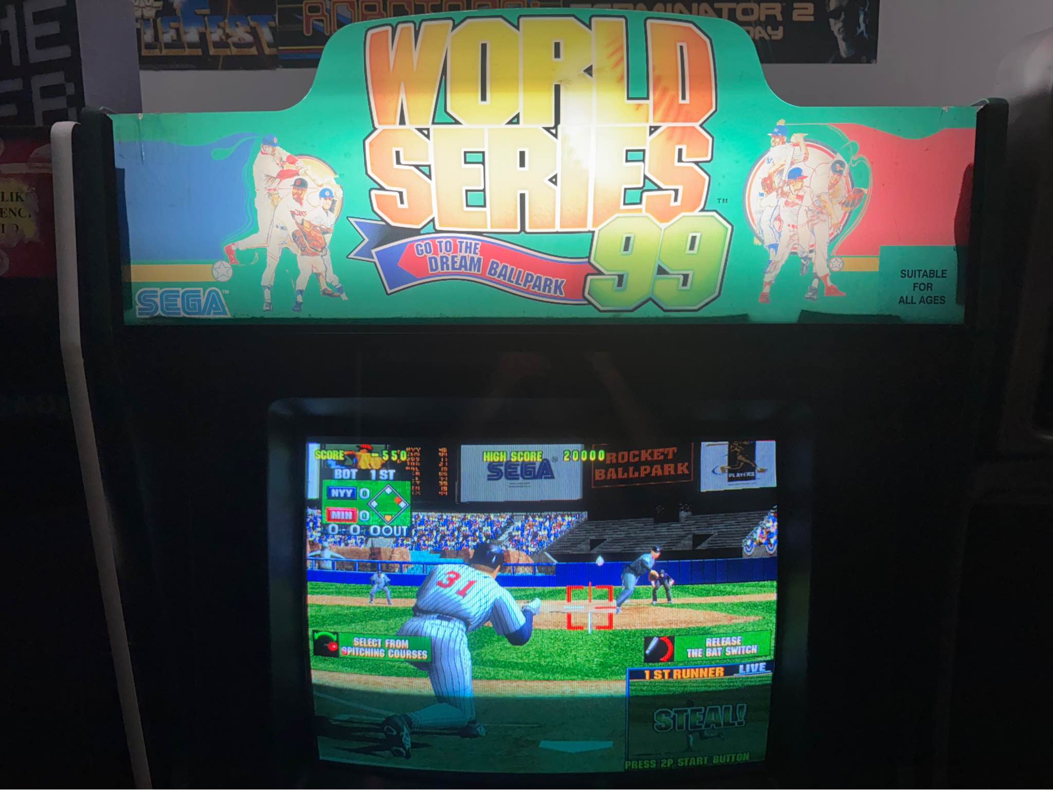 Sega World Series ‘99 Baseball Arcade Machine - Video Game Consoles ...