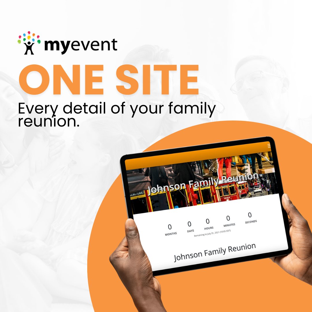 MyEvent.com - A large family hosted a 3-day, 100+ person reunion using ...