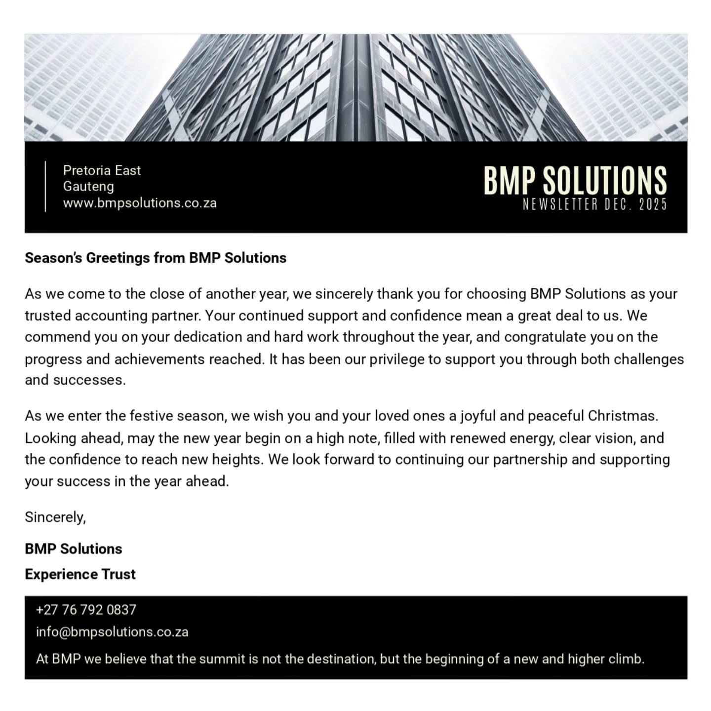 BMP Solutions | Pretoria East