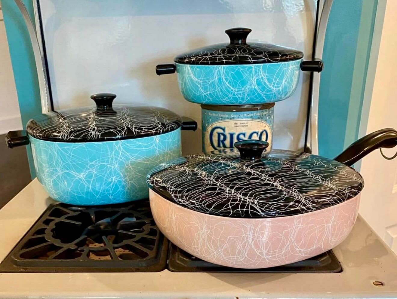 USAの50sコレクション　スパゲティ 1950's CHROMOVEIL COOKWARE more commonly known as SPAGHETTI