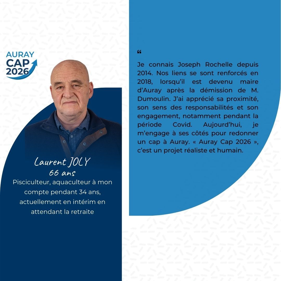 Joseph - Découvrez jour après jour les visages d'Auray Cap 2026. https ...