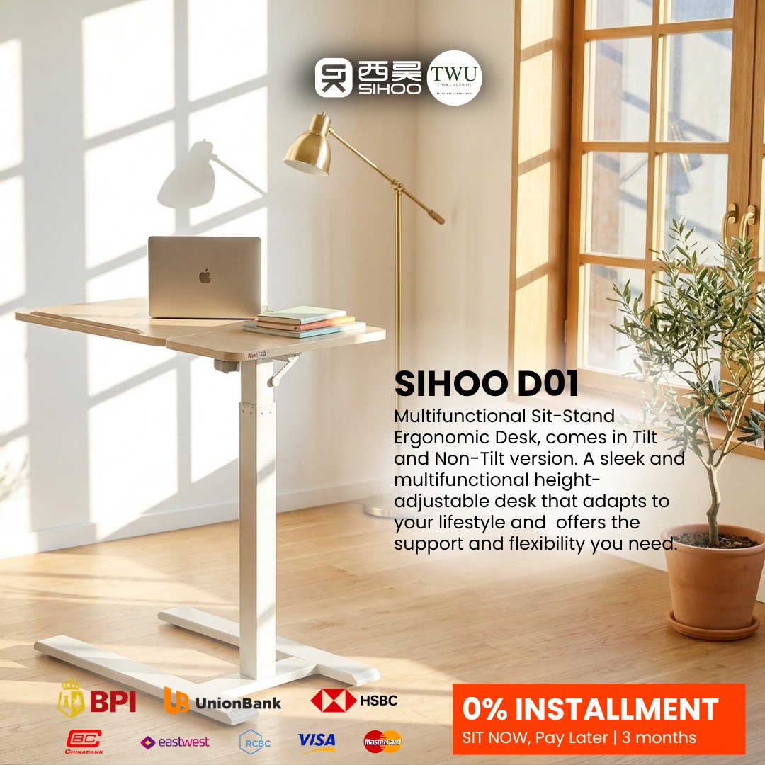 One desk. Multiple positions. All day flexibility. Sihoo D01 is a