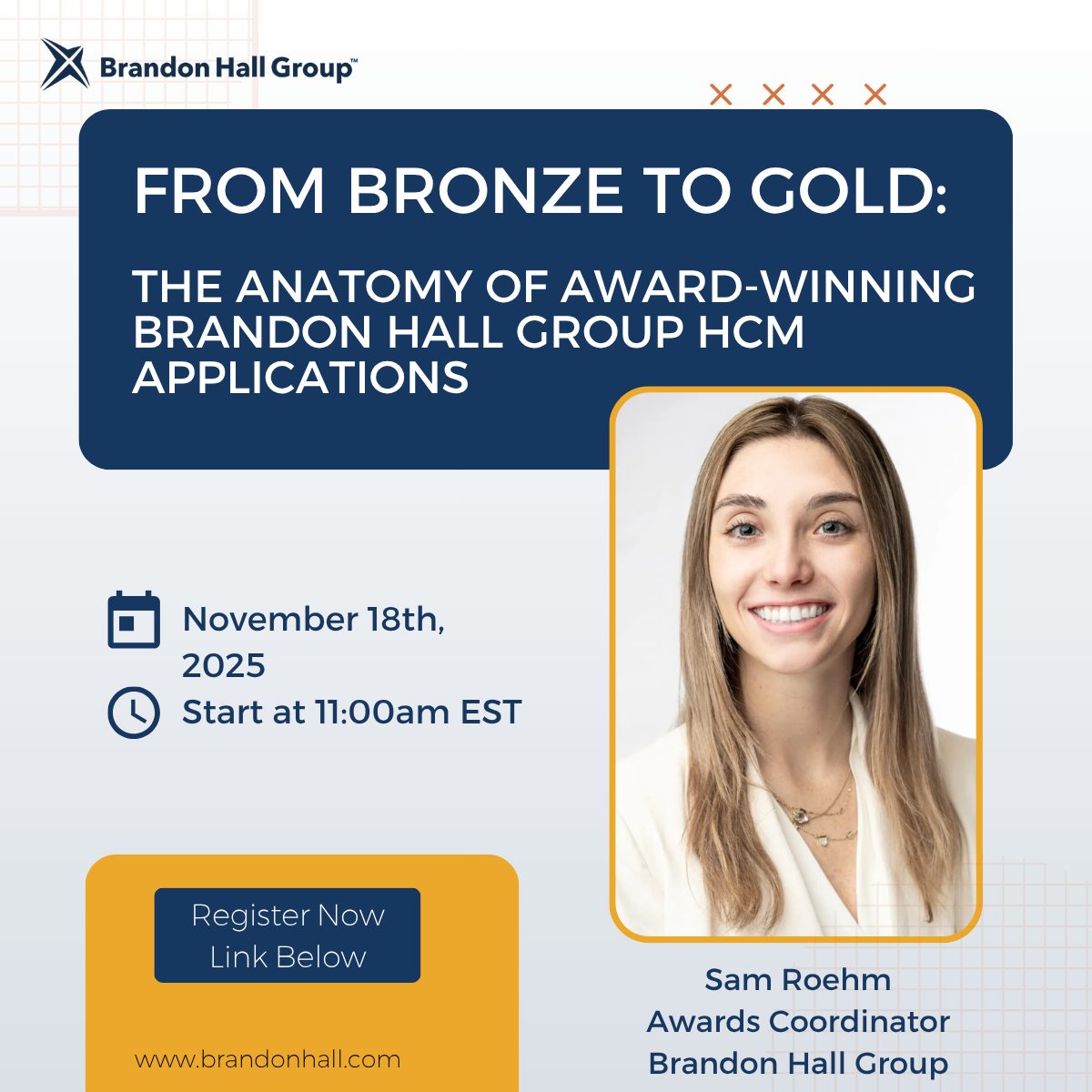 🏆 Join our exclusive webinar at 11am... - Brandon Hall Group | Facebook