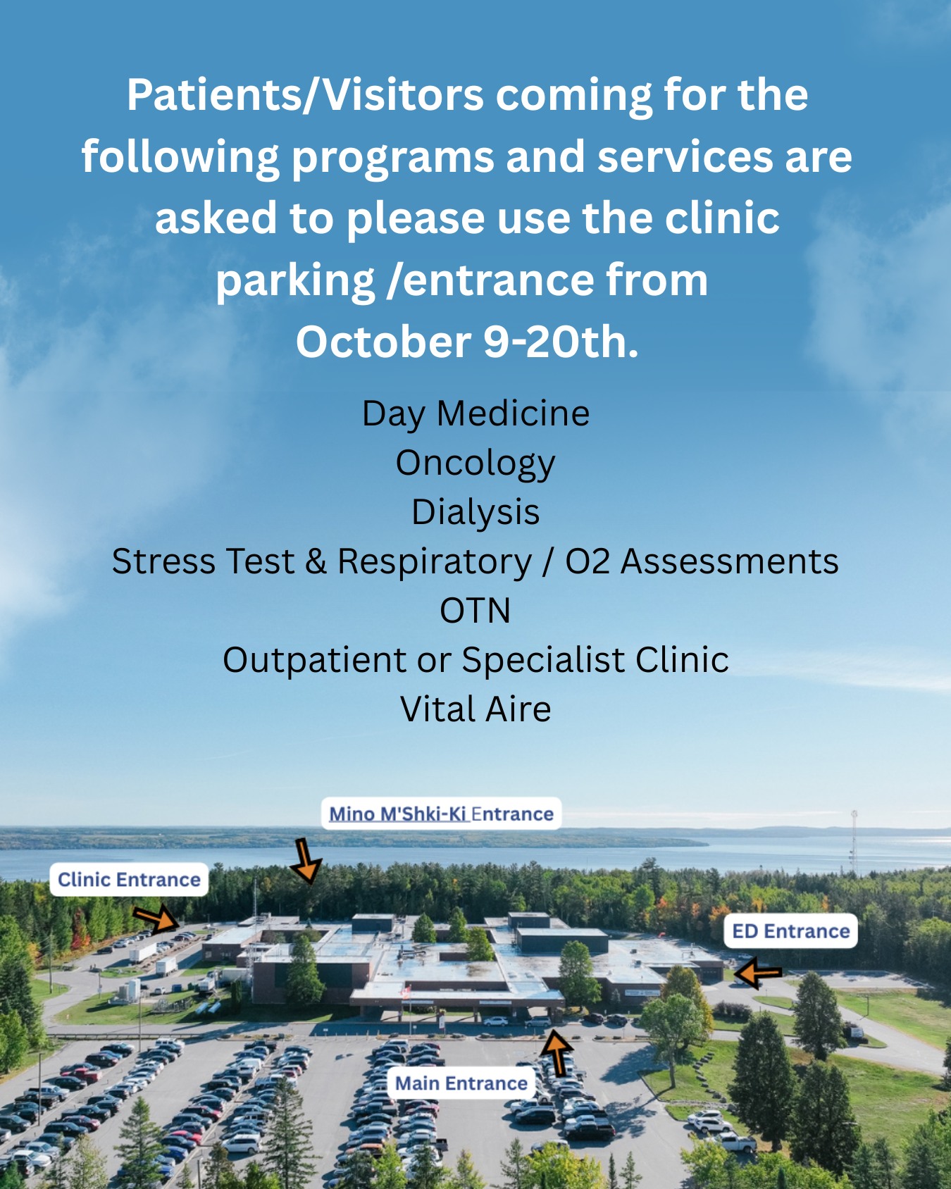 Temiskaming - From October 9th to 20th, patients and visitors accessing ...