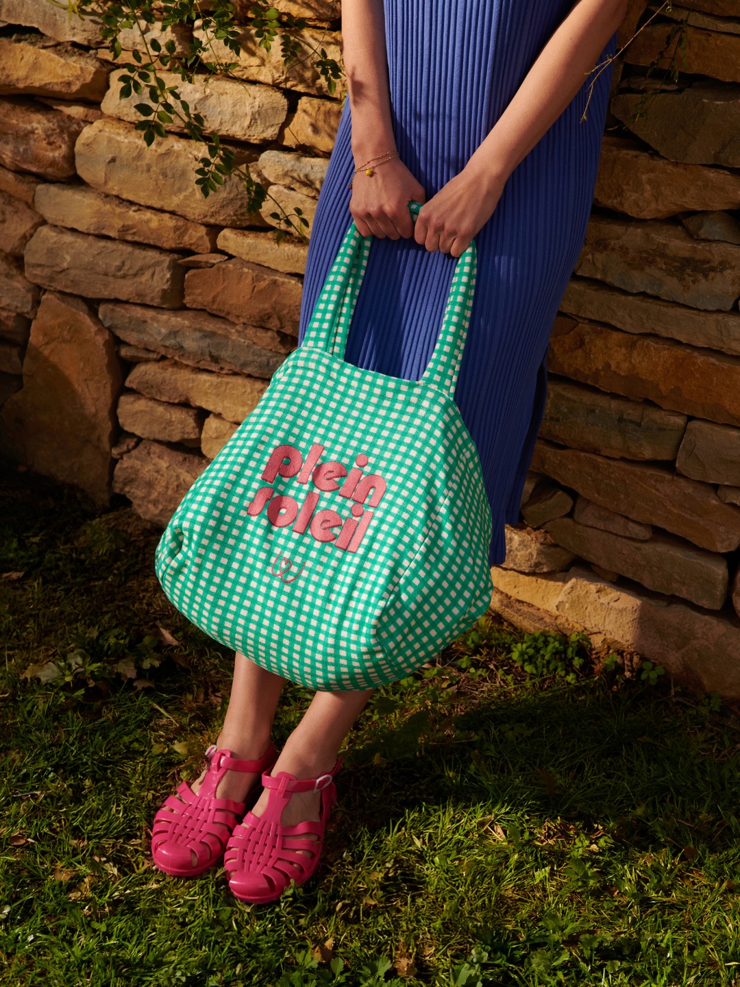 Sac De Plage En Maille Pour Famille - Grand Sac Filet Avec Poches, Idéal Vacances Mer Pour Serviettes, Crème Solaire Et Accessoires