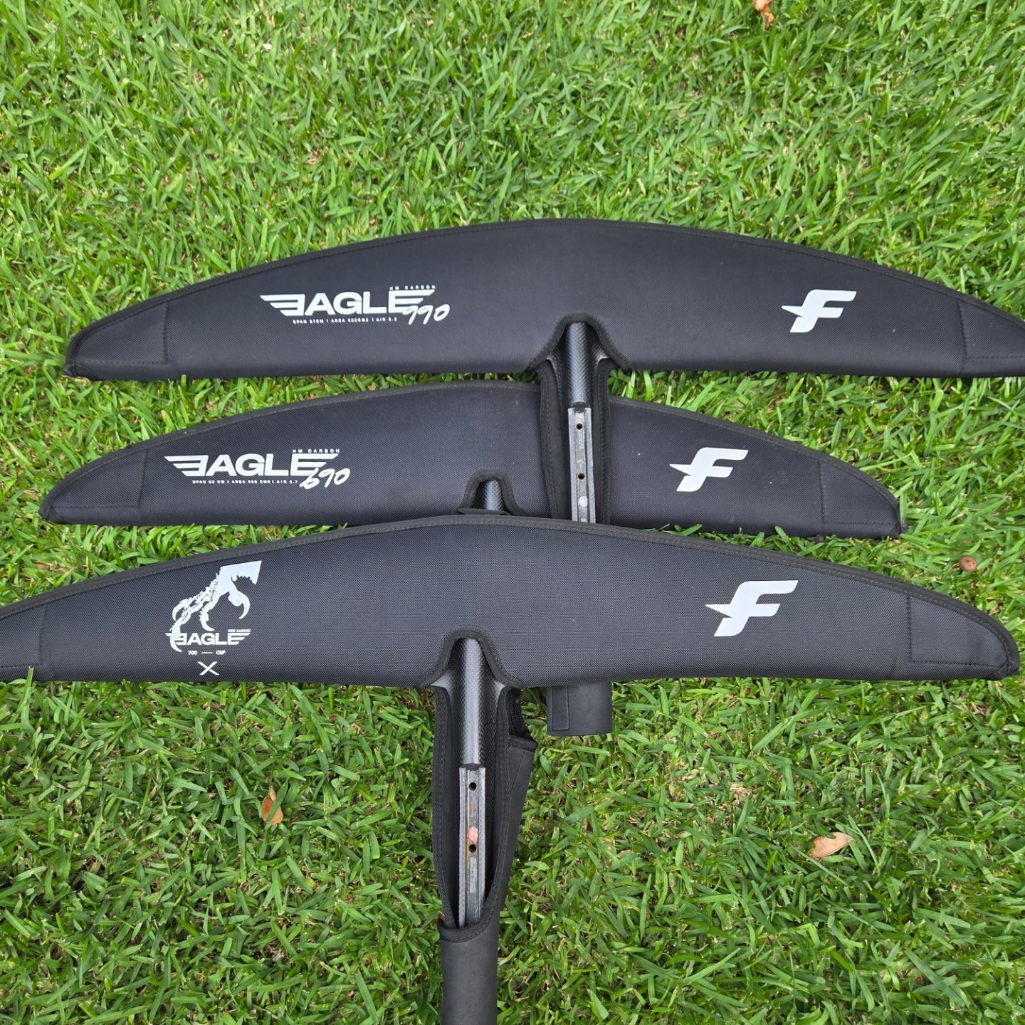 F-One Ex Demo foils For Sale. Eagle 690 used & wet n dried to go 