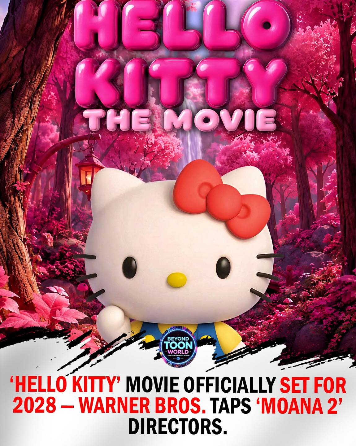 OFFICIAL — A HELLO KITTY movie is officially on the way, with