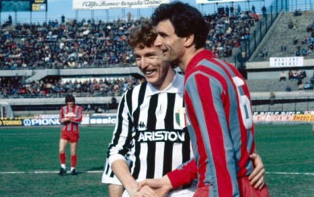 Polish Bros 🇵🇱 Juventus star Zbigniew Boniek with Żmuda of