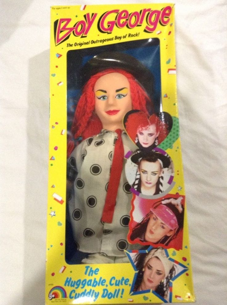 80's Culture Club Boy e フィギュア Boy George doll in one of his