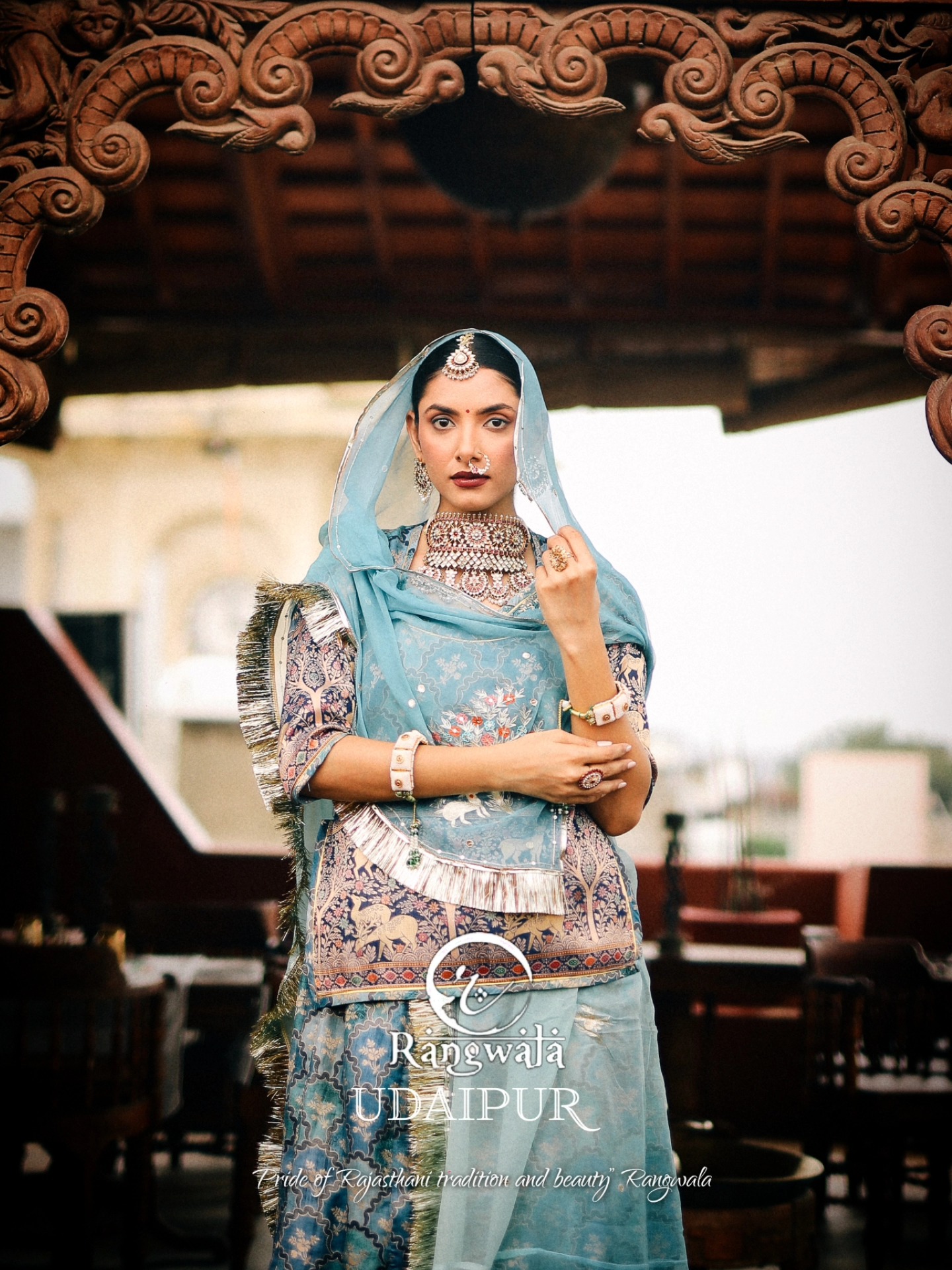 rajasthani dress for ladies online Presenting the Baisa Collection 2025 ✨ ​Where tradition meets timeless beauty. ​▪️ Suit: Pure Boutique Suit in Boutique Banarsi ▪️ Odhna: Pure Georgette with exquisite Aari work. ​Discover heritage redefined. Shop auto-live