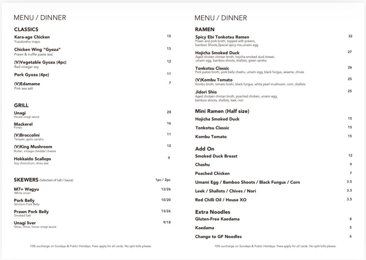 Sekka Dining | Sydney NSW