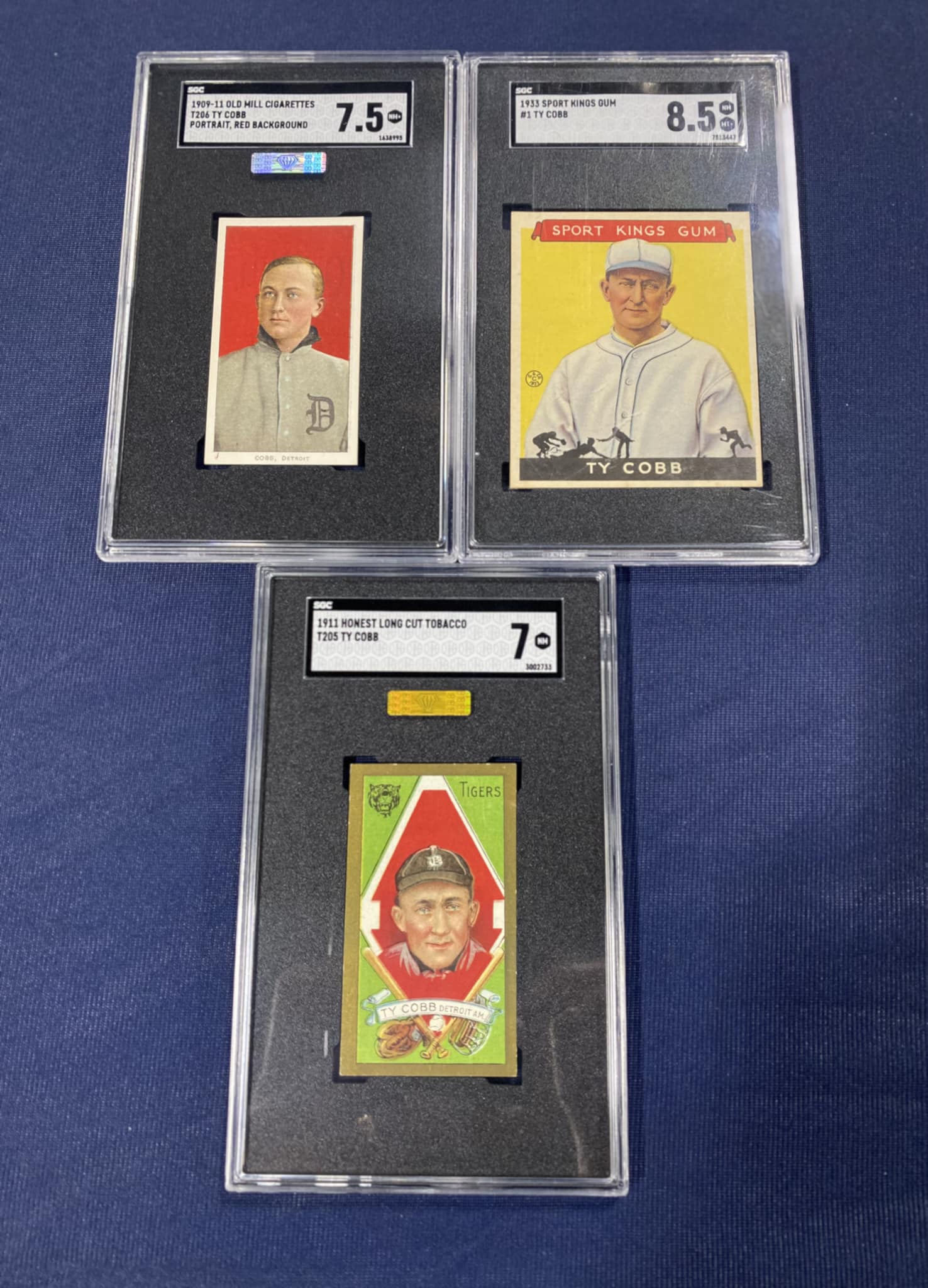 Ty Cobb cards and memorabilia in REA's June auction